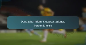 Dunga: Barndom, Klubpræstationer, Personlig rejse